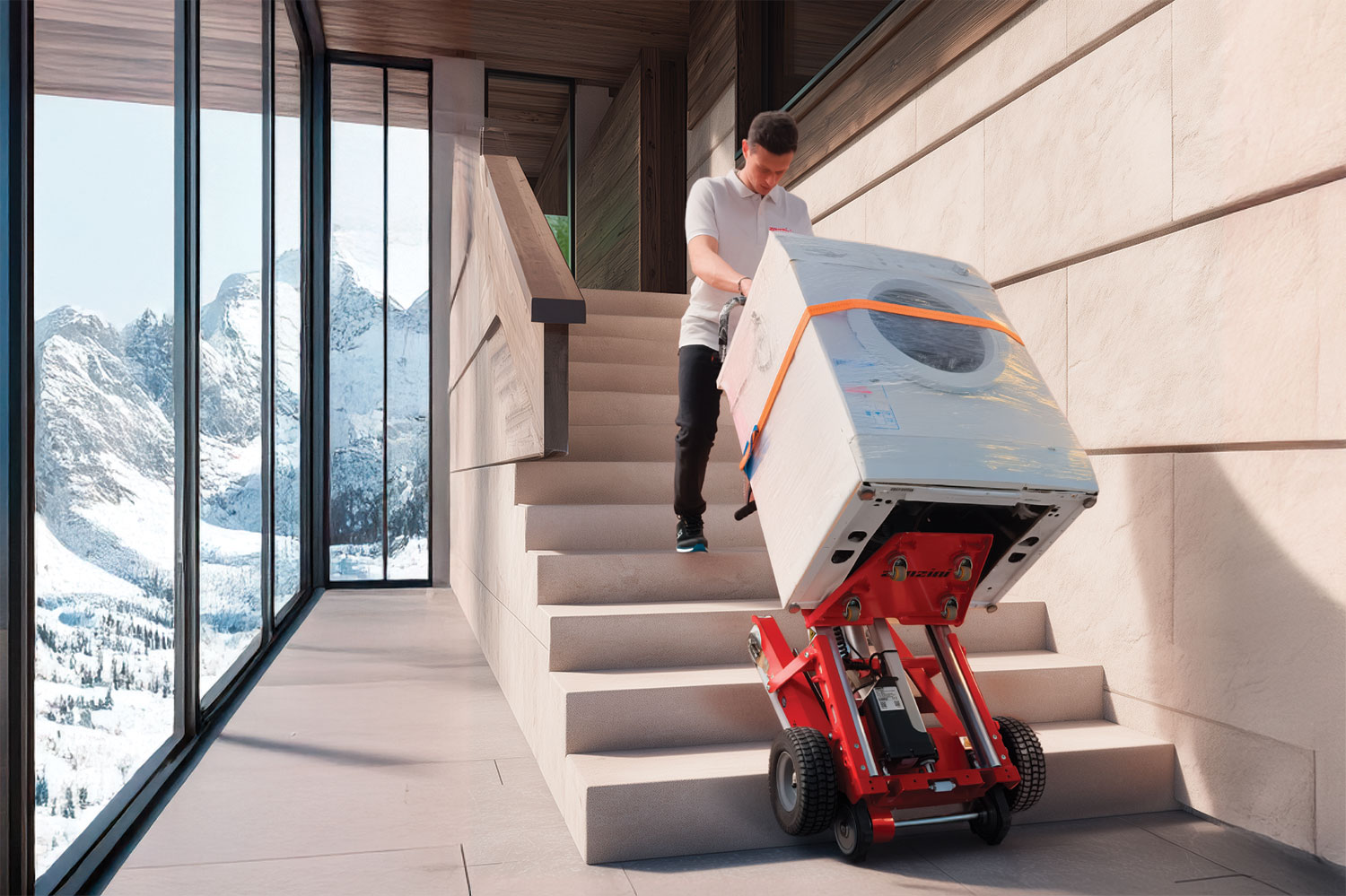 Buddy Lift - Transport von Möbeln und Haushaltsgeräten über Treppen