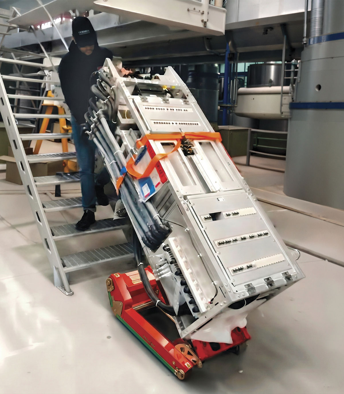 Treppensteiger Skipper für Transport von Rack-Servern und IT-Ausrüstung