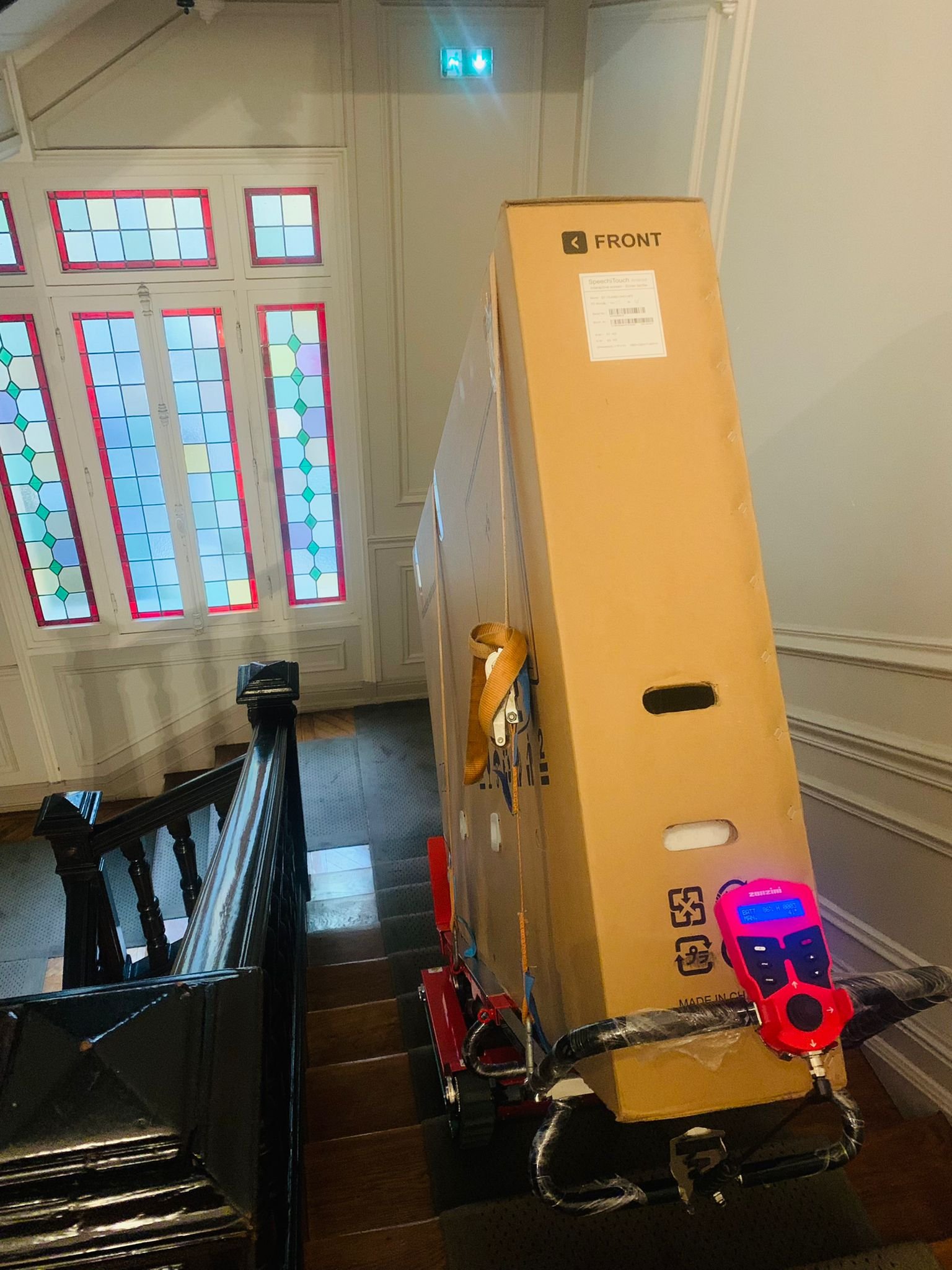 Elektrischer Treppensteiger für Transport schwerer Lasten