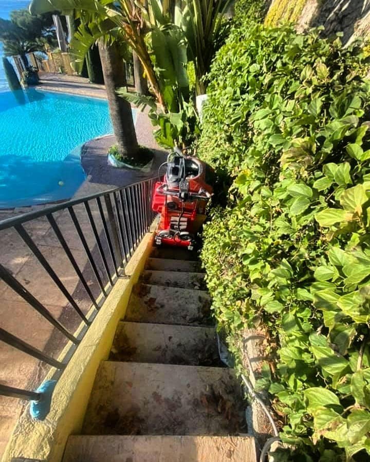 Carretilla Zonzini para manipulación de utensilios en obras