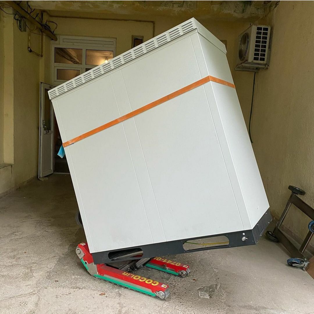 Saliscale Zonzini per movimentazione congelatore professionale