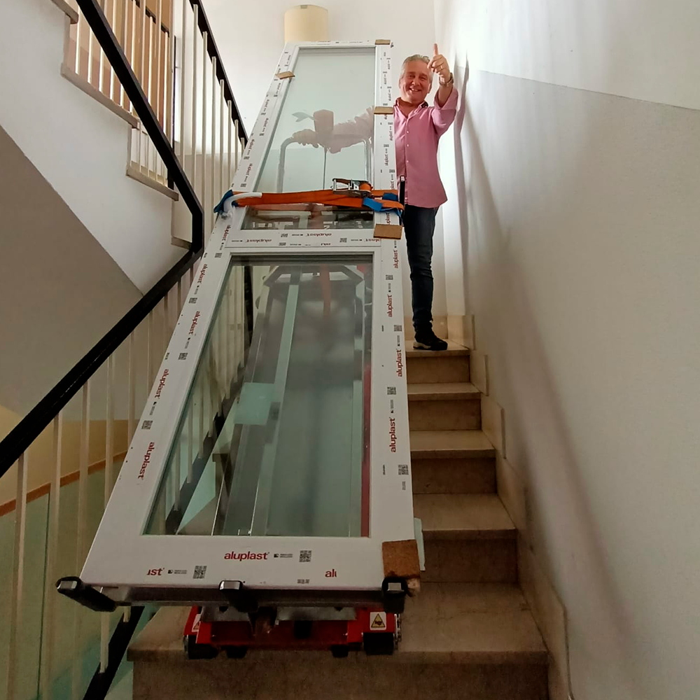 Transporte de ventanas