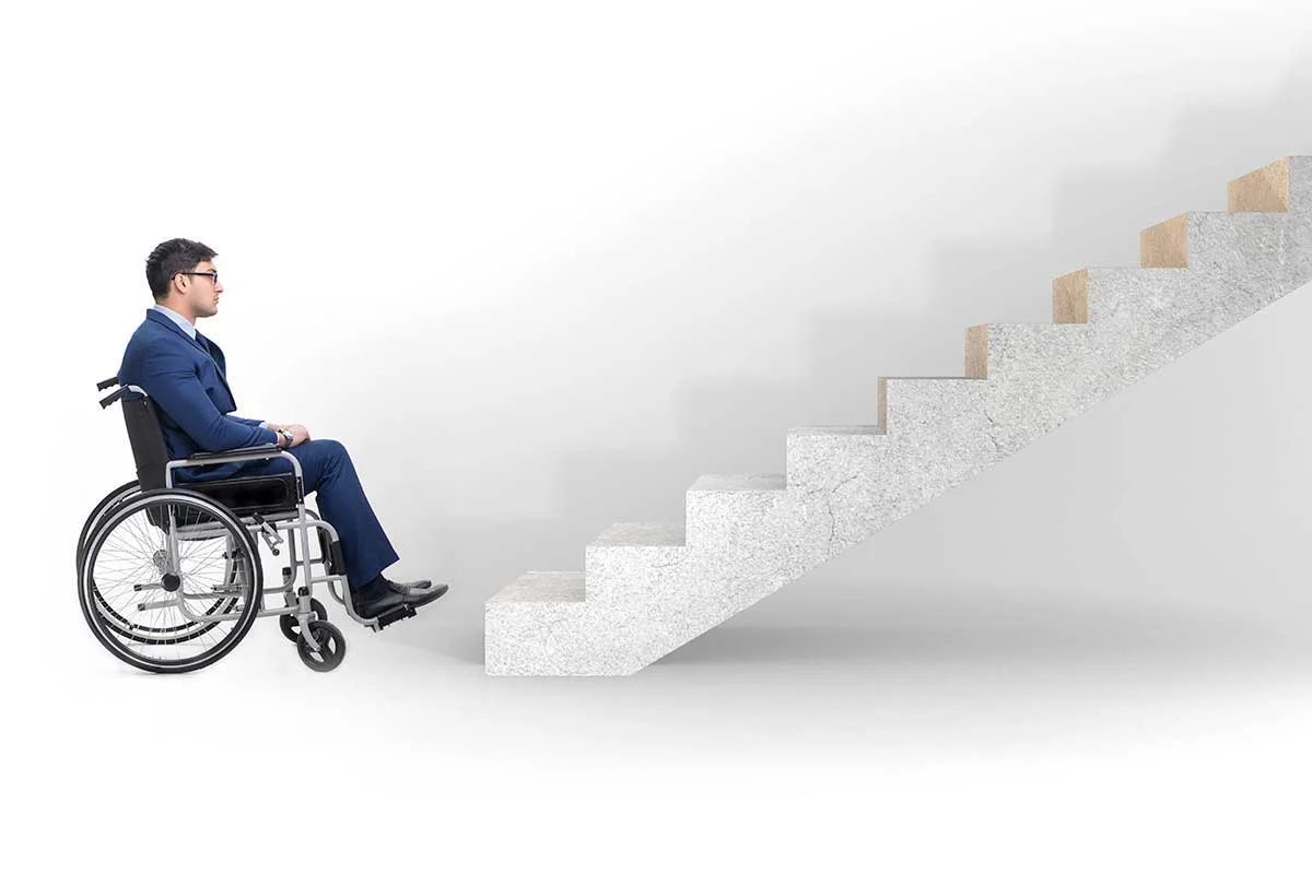 Salvaescaleras portátil para subir escaleras con la silla de ruedas
